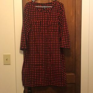 Gap Red and Black Dress Size L